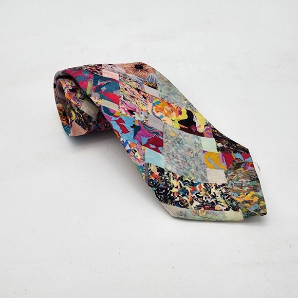 Cuzzens 100% Silk Tie Made in Italy - Picture 3 of 3